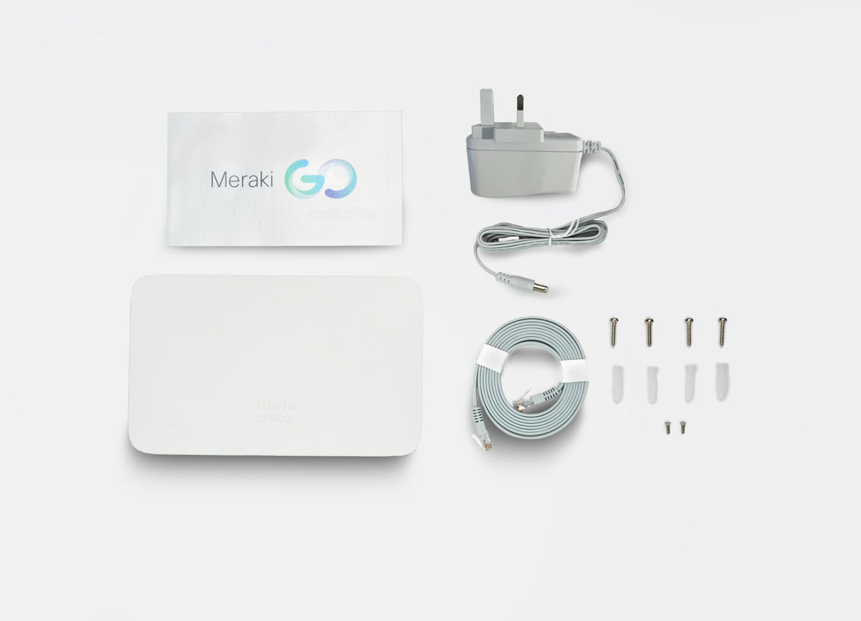 Cisco Meraki Go Indoor WiFi 6 Access Point | Cloud Managed | PoE | [GR12-HW-UK]