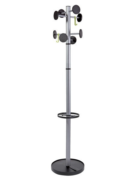 Alba PMSTAN3 M coat rack Floorstanding 8 hook(s) Grey