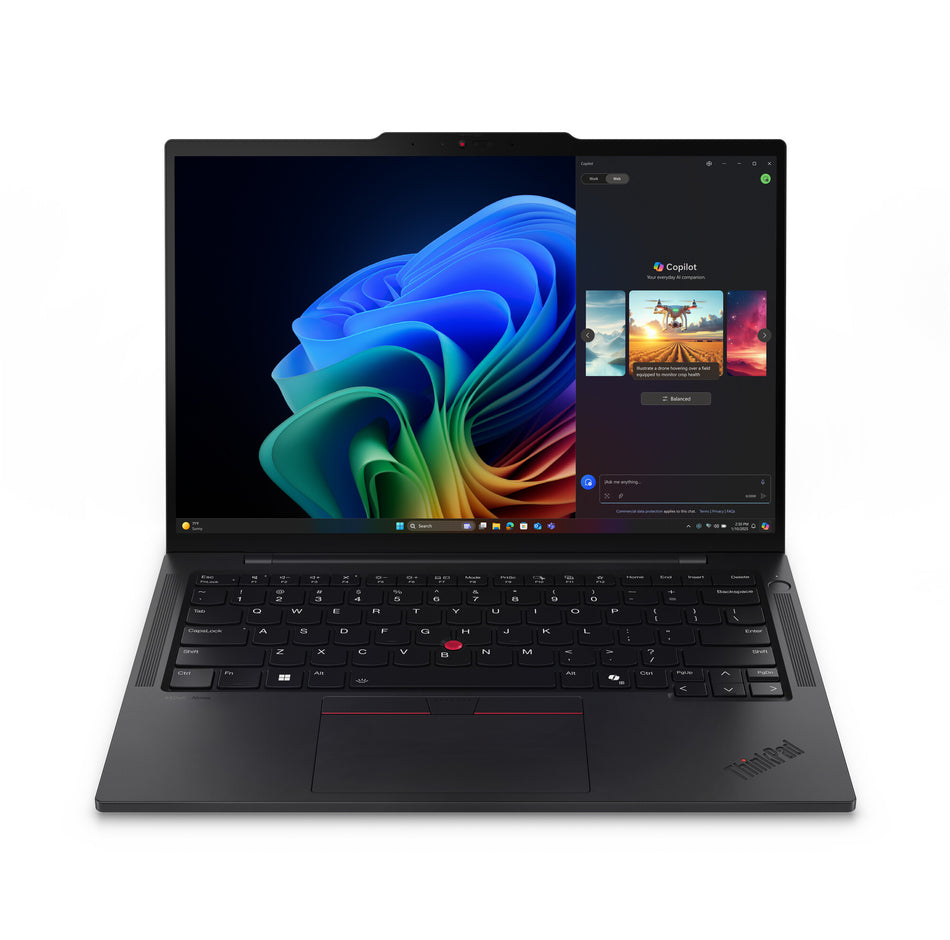 Lenovo ThinkPad T14s Gen 6 (Intel) Copilot+ PC Intel Core Ultra 7 258V Laptop 35.6 cm (14") WUXGA 32 GB LPDDR5x-SDRAM 512 GB SSD Wi-Fi 7 (802.11be) Windows 11 Pro English Black