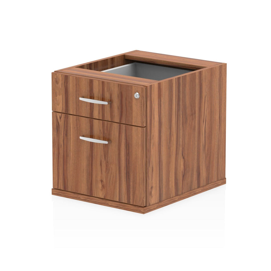 Dynamic I001639 office drawer unit Walnut Melamine Faced Chipboard (MFC)