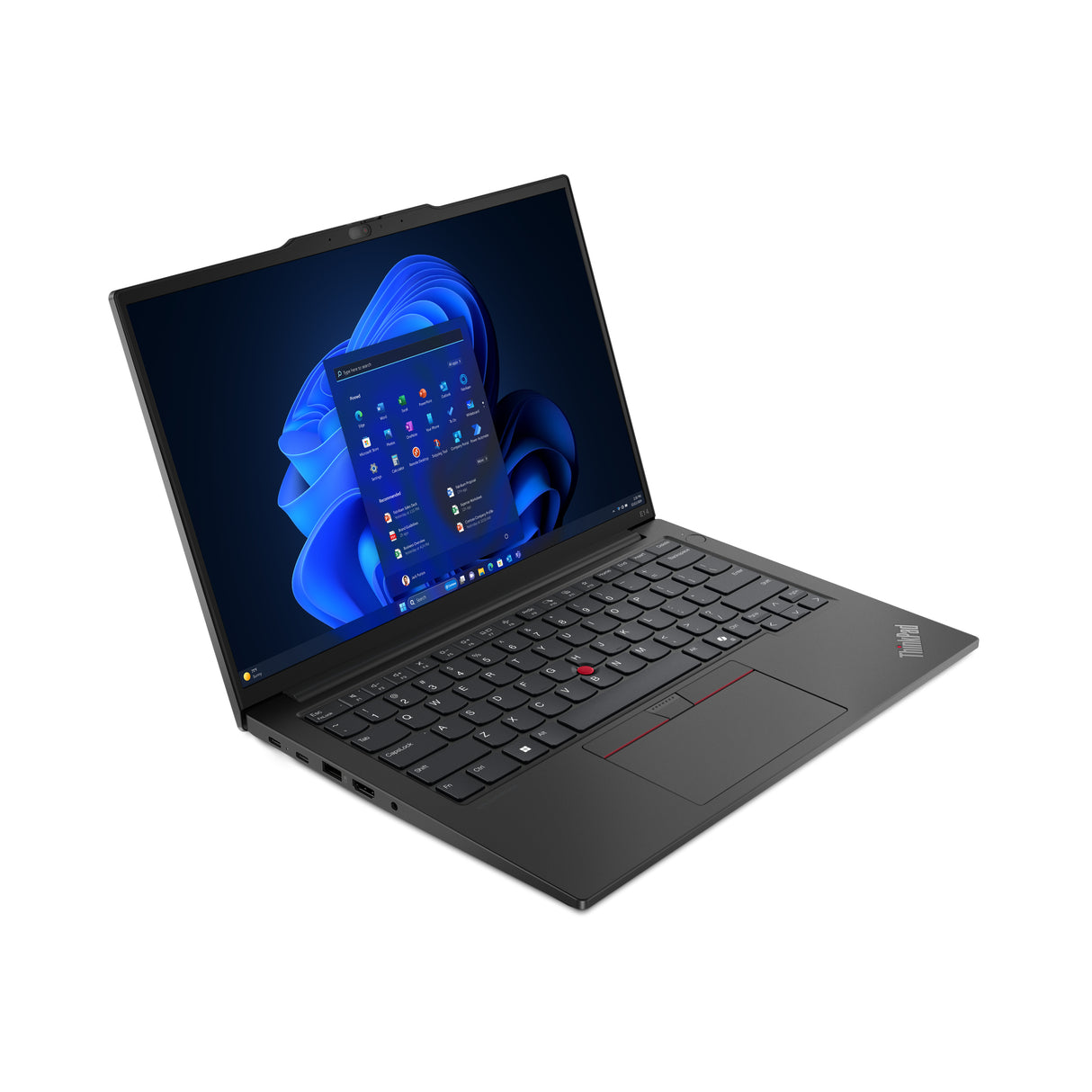 Lenovo ThinkPad E14 AMD Ryzen™ 5 7535HS Laptop 35.6 cm (14") WUXGA 16 GB DDR5-SDRAM 256 GB SSD Wi-Fi 6E (802.11ax) Windows 11 Pro Black