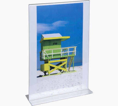 Exacompta 84158D sign holder/information stand A4 Polymethyl methacrylate (PMMA) Transparent