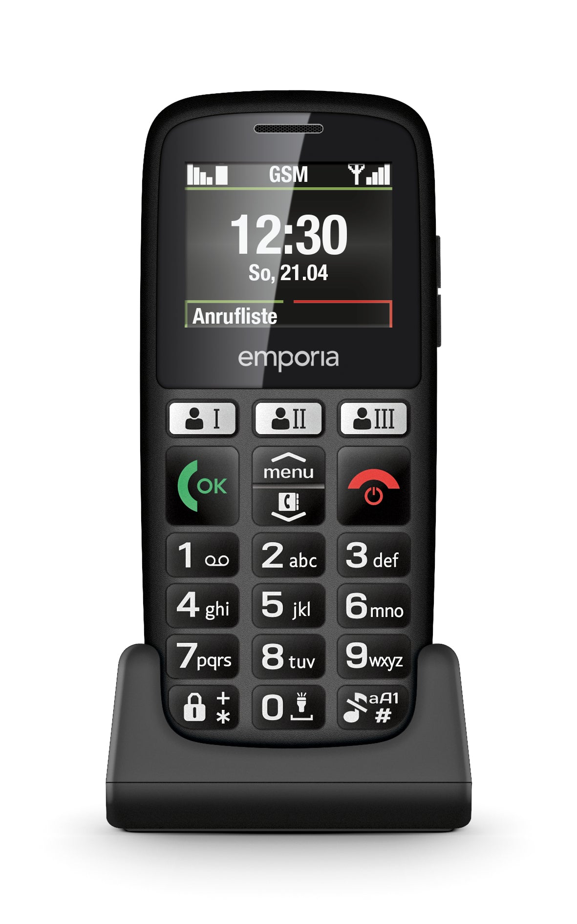 Emporia emporiaHAPPY 70 g Black Entry-level phone