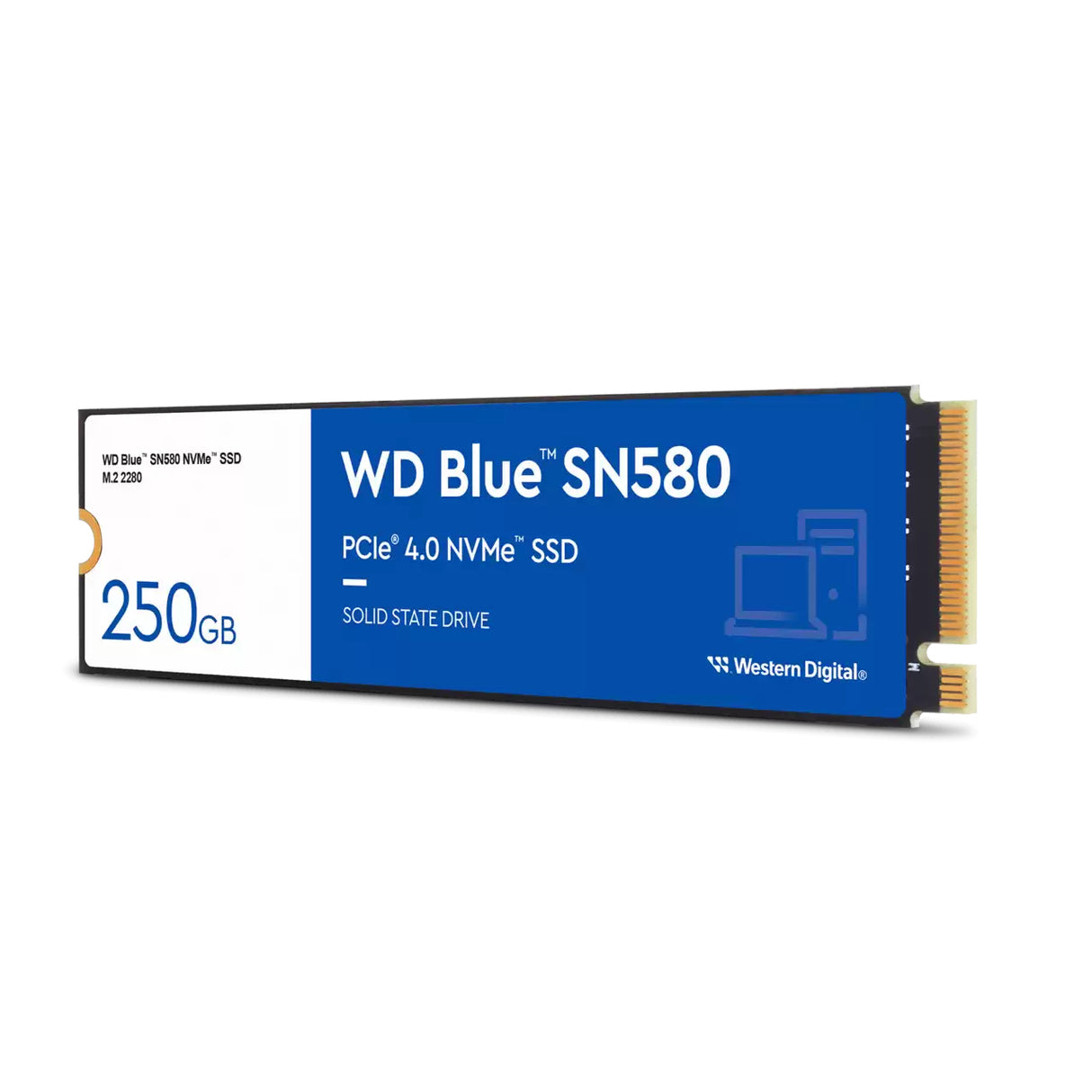 Western Digital Blue SN580 250 GB M.2 PCI Express 4.0 NVMe TLC