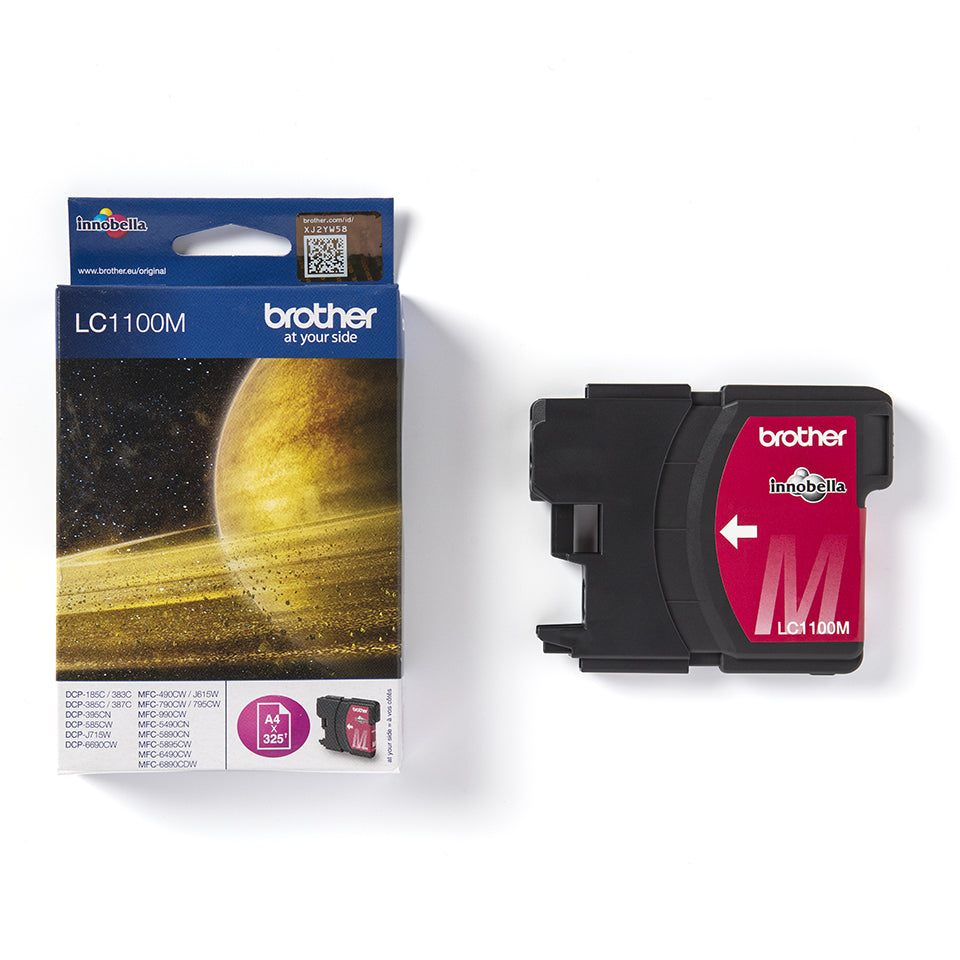 Brother LC-1100M Ink cartridge magenta, 325 pages ISO/IEC 24711 5.5ml for Brother DCP 185 C/MFC 6490 C