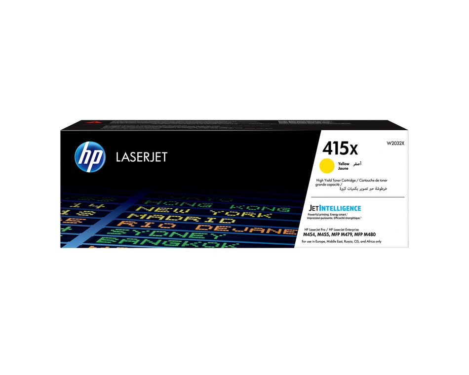HP 415X High Yield Yellow Original LaserJet Toner Cartridge