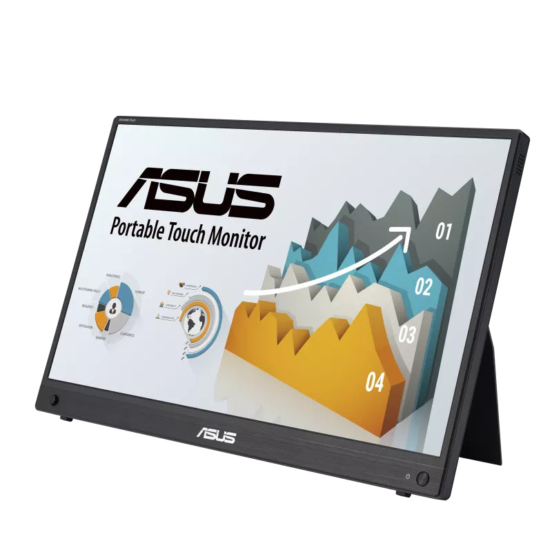 ASUS ZenScreen MB16AMTR computer monitor 39.6 cm (15.6") 1920 x 1080 pixels Full HD LCD Touchscreen Black