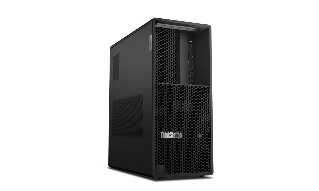 Lenovo ThinkStation P3 Tower Intel® Core™ i7 i7-14700K 16 GB DDR5-SDRAM 512 GB SSD NVIDIA T1000 Windows 11 Pro Workstation Black