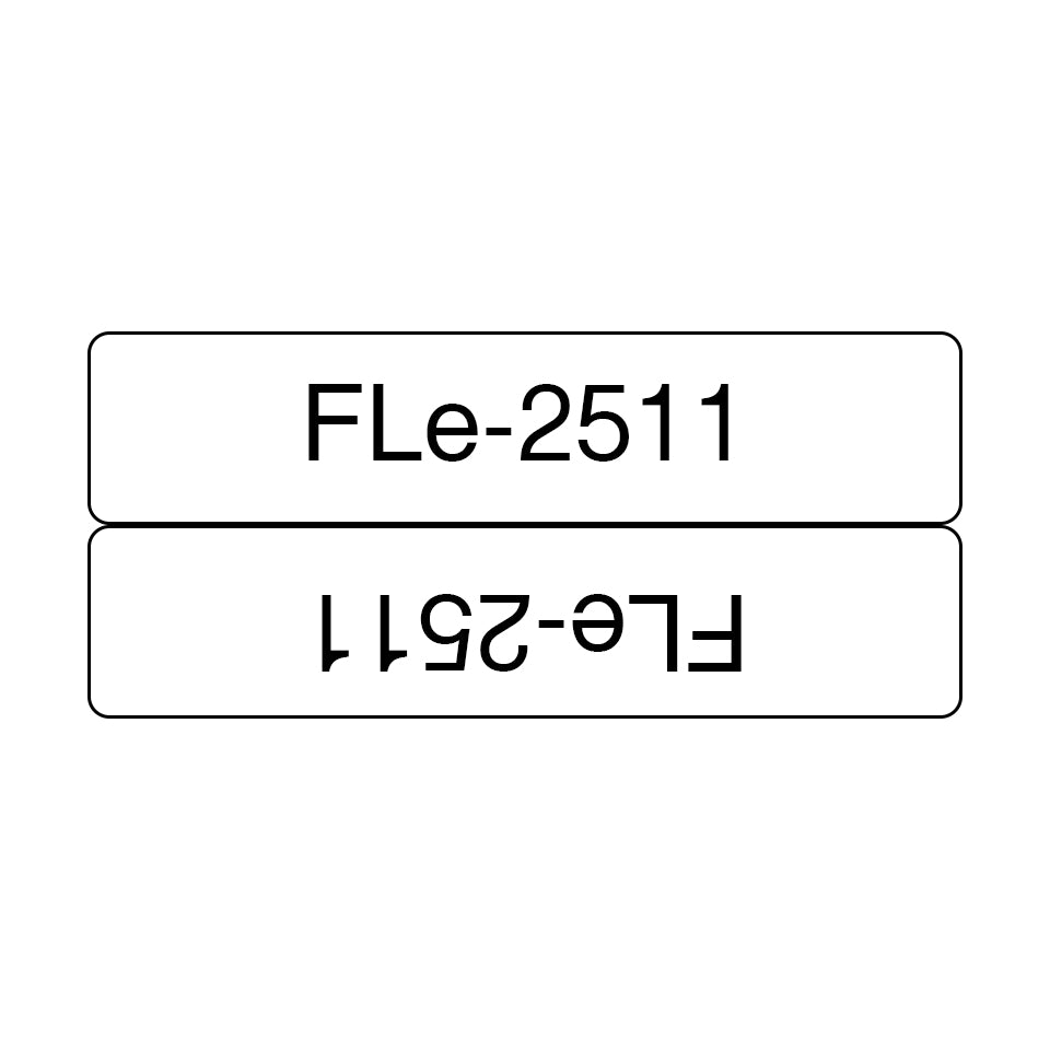 Brother FLE-2511 DirectLabel Label white 45mm x 21mm Pack=72