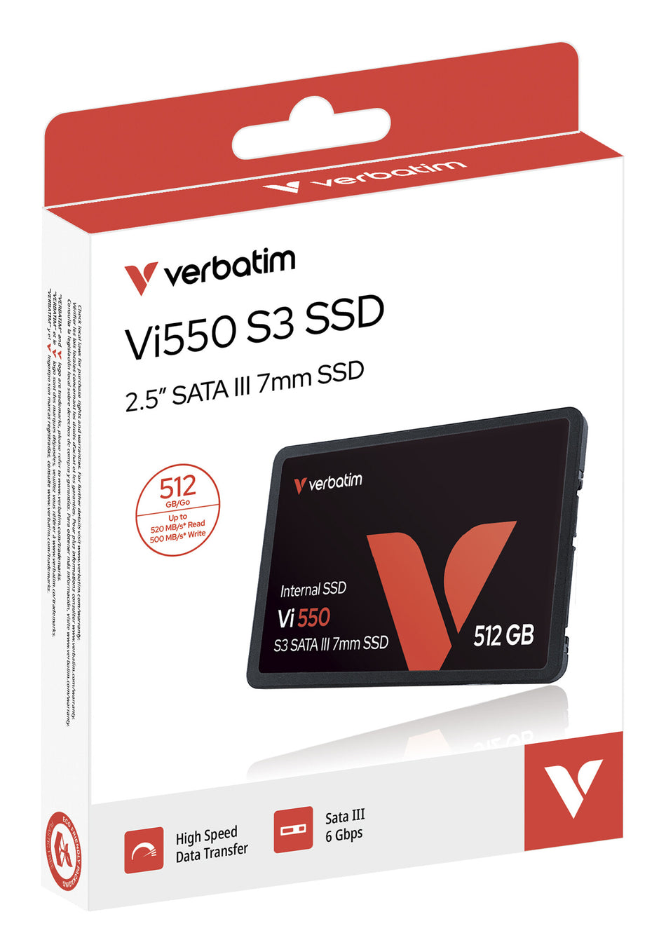 Verbatim Vi550 S3 SSD 512GB
