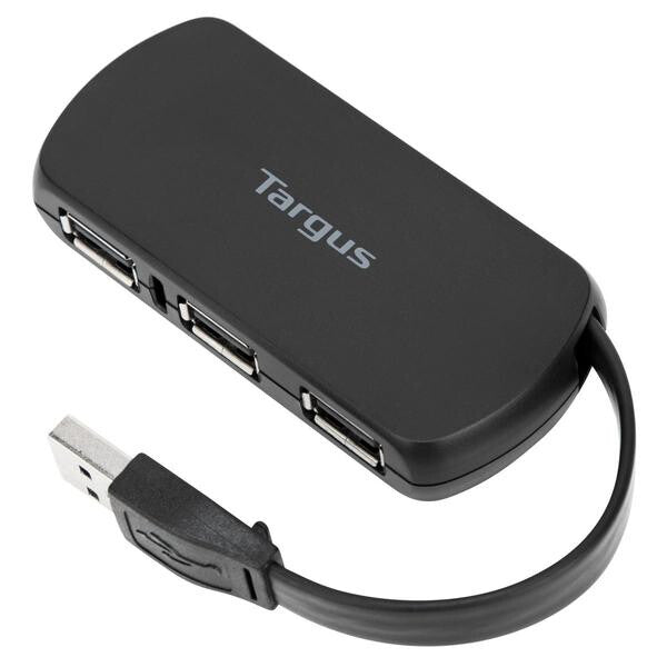 Targus ACH114EU interface hub USB 2.0 480 Mbit/s Black