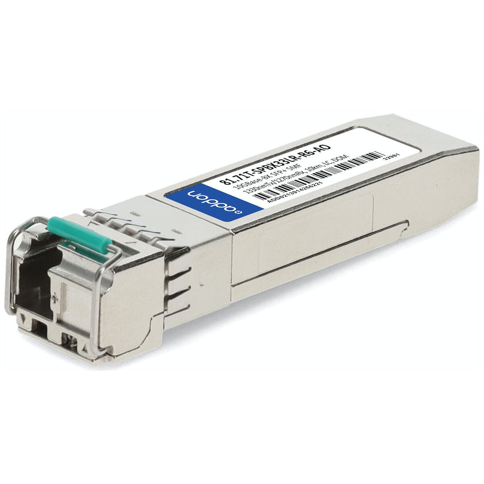 AddOn Networks 81.71T-SPBX33LR-R6-AO network transceiver module Fiber optic 10000 Mbit/s SFP+