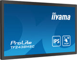 iiyama TF2438MSC-B1 Signage Display Digital A-board 61 cm (24") LED 600 cd/m² Full HD Black Touchscreen