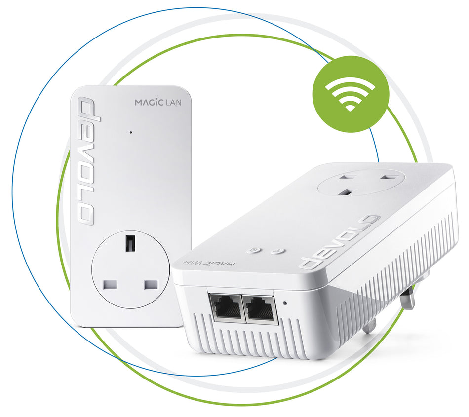 Devolo Magic 1 WiFi 1200 Mbit/s Ethernet LAN Wi-Fi White 2 pc(s)