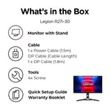 Lenovo Legion R27i-30 LED display 68.6 cm (27") 1920 x 1080 pixels Full HD Black