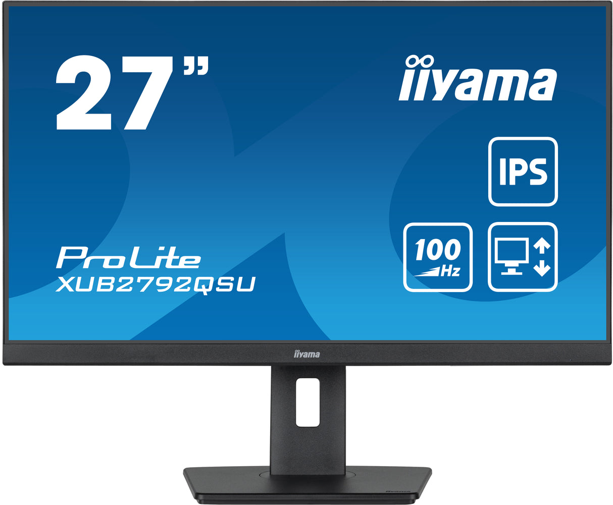 iiyama ProLite computer monitor 68.6 cm (27") 2560 x 1440 pixels Full HD LED Black