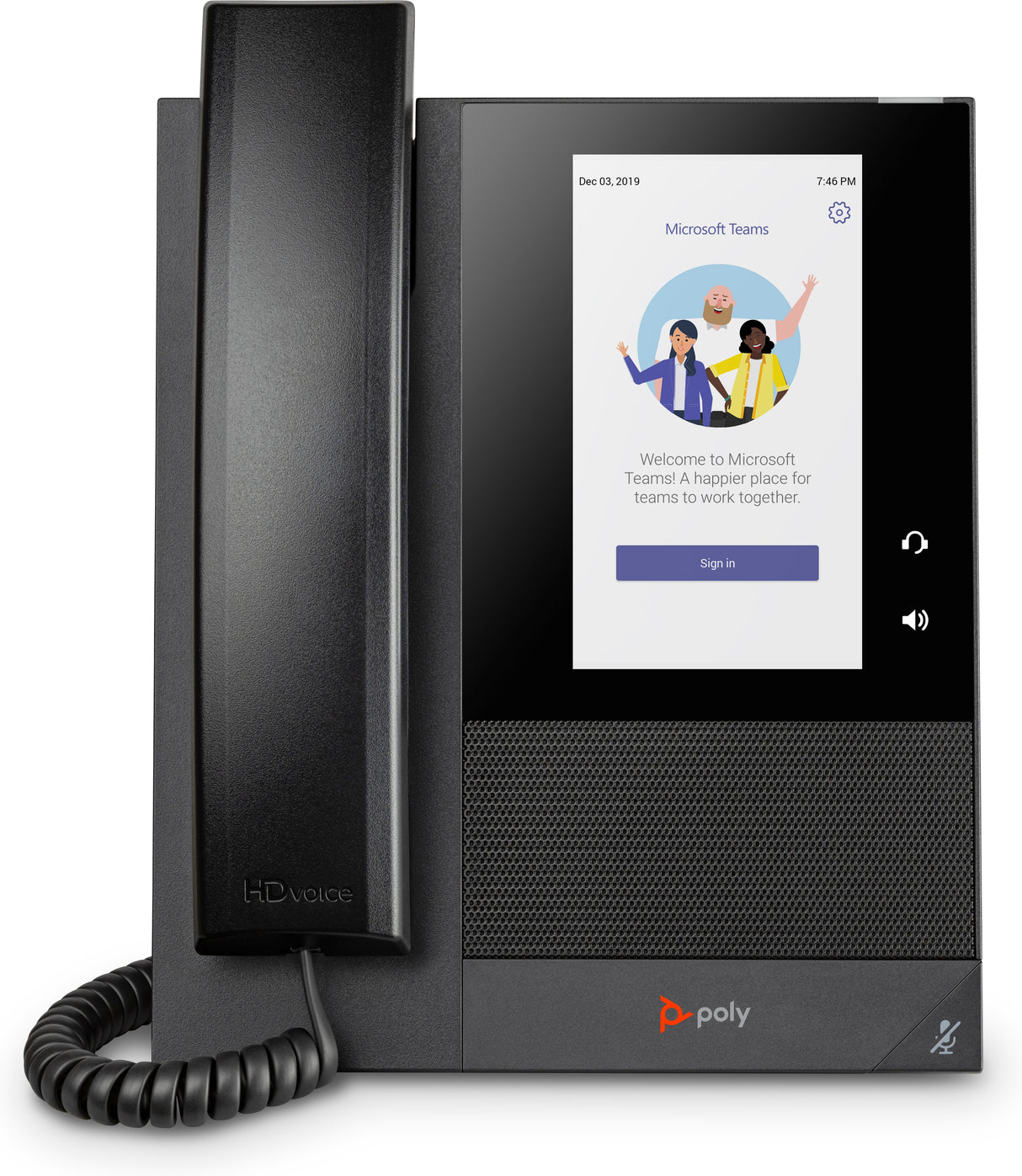 POLY CCX 400 Business Media Phone for Microsoft Teams and PoE-enabled