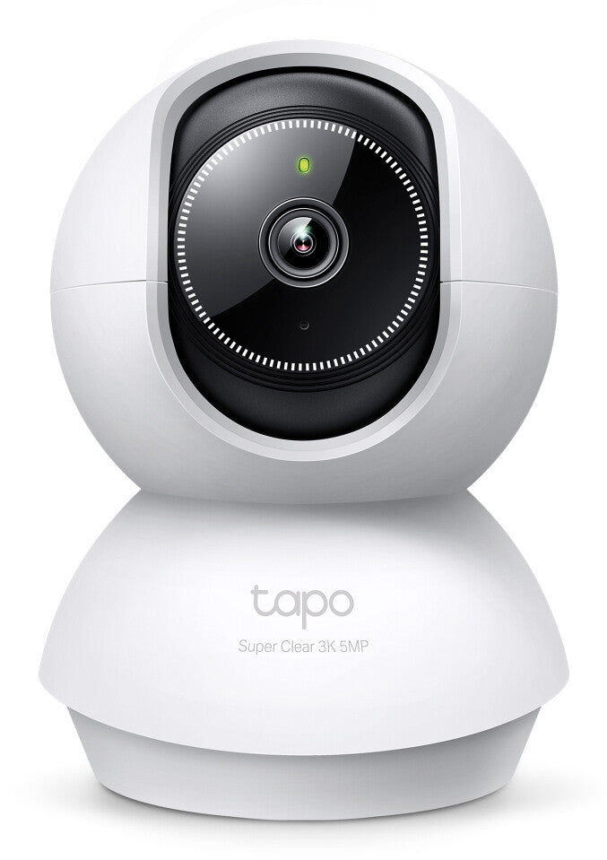TP-Link Tapo Pan/Tilt AI Home Security Wi-Fi Camera SPEC: 3K 5MP (2880×1620), 2.4 GHz, Horizontal 360º