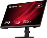 Viewsonic VA VA2408-HDJ computer monitor 61 cm (24") 1920 x 1080 pixels Full HD LED Black