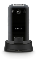 Emporia Euphoria-LTE 5.84 cm (2.3") 98 g Black Senior phone