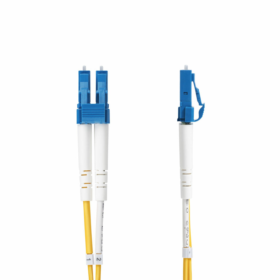 StarTech.com 3m (9.8ft) LC to LC (UPC) OS2 Single Mode Duplex Fiber Optic Cable, 9/125µm, 100G, Bend Insensitive, Low Insertion Loss - LSZH Fiber Jumper Cord