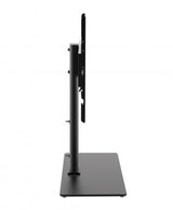 Manhattan TV & Monitor Mount, Desk, 1 screen, Screen Sizes: 32-65", Black, Stand Assembly, VESA 100X100 to 600 X 400mm, Max 45kg, Tempered Glass Base, Lifetime Warranty