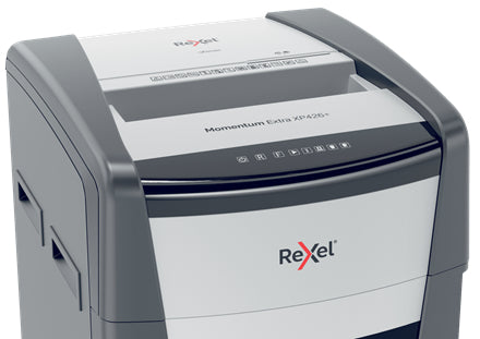 Rexel Momentum Extra XP422+ paper shredder Particle-cut shredding 55 dB Black