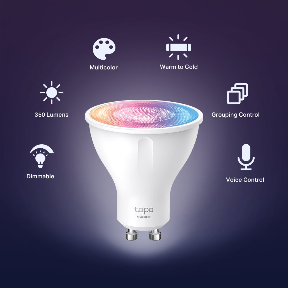 TP-Link Tapo Smart Wi-Fi Spotlight, Multicolor