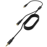 NZXT ST-ACCC1-WW audio cable 2 m 2 x 3.5mm 3.5mm TRRS Black