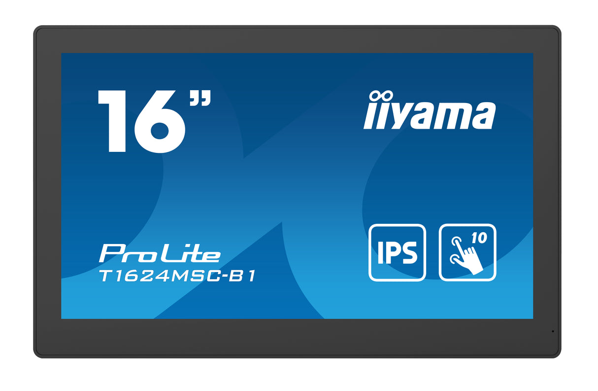 iiyama T1624MSC-B1 Signage Display Interactive flat panel 39.6 cm (15.6") LCD 450 cd/m² Full HD Black Touchscreen 24/7