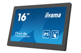 iiyama T1624MSC-B1 Signage Display Interactive flat panel 39.6 cm (15.6") LCD 450 cd/m² Full HD Black Touchscreen 24/7