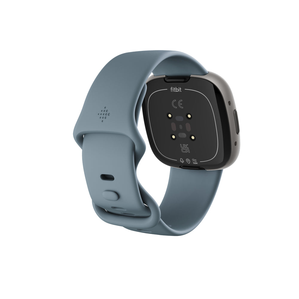 Fitbit Versa 4 Digital Touchscreen Platinum GPS (satellite)