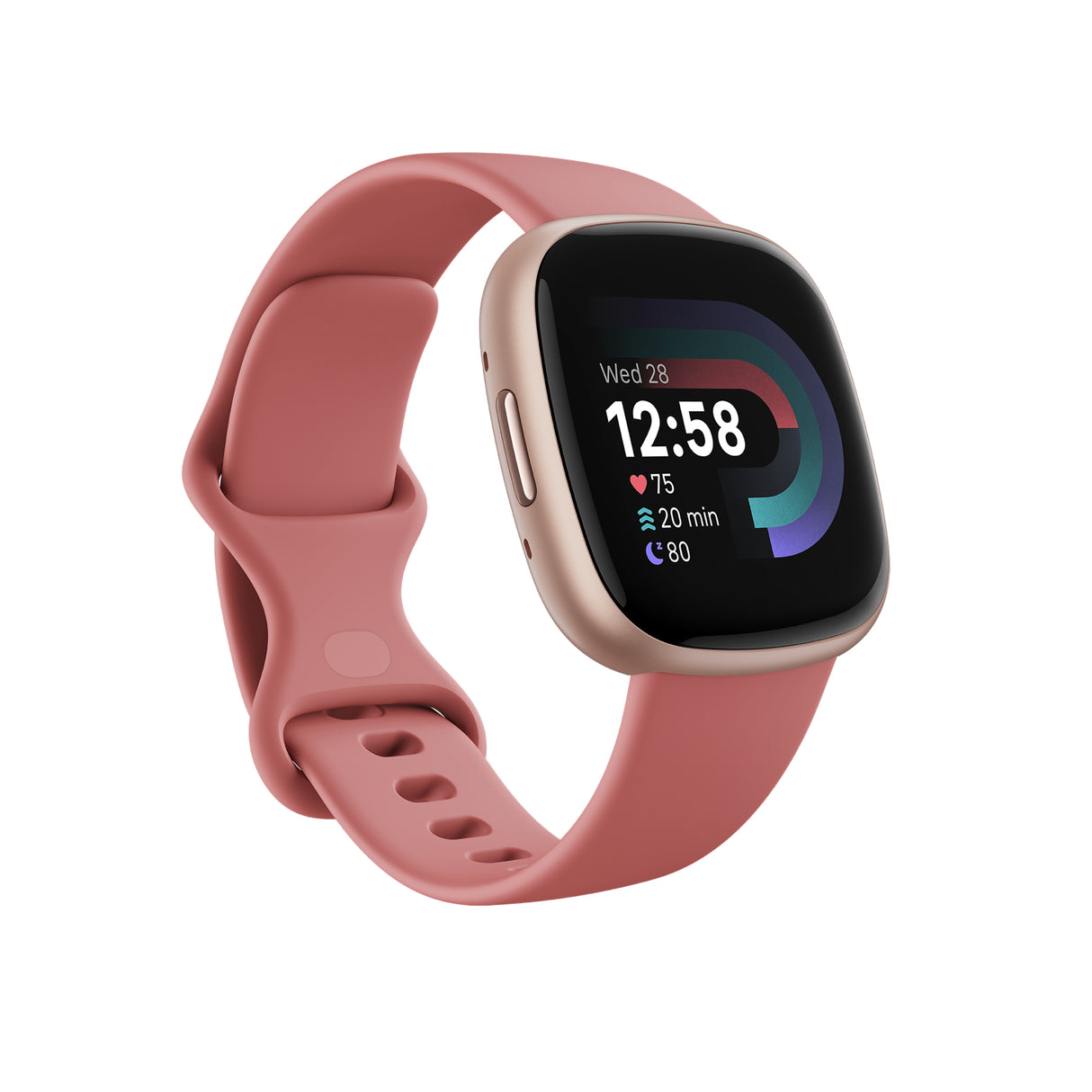 Fitbit Versa 4 Digital Touchscreen Rose GPS (satellite)