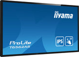 iiyama T6562AS-B1 Signage Display Interactive flat panel 163.8 cm (64.5") IPS 500 cd/m² 4K Ultra HD Black Touchscreen Built-in processor Android 8.0 24/7