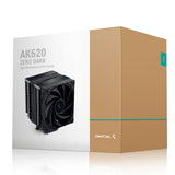 DeepCool AK620 ZERO DARK Processor Air cooler 12 cm Black 1 pc(s)