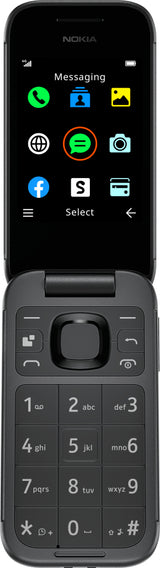 Nokia 2660 Flip 7.11 cm (2.8") 123 g Black Feature phone