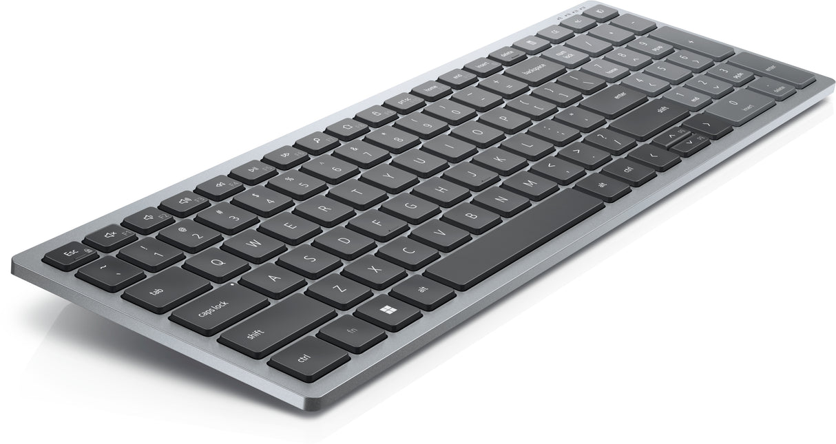 DELL KB740 keyboard Office RF Wireless + Bluetooth QWERTY UK English Grey, Black