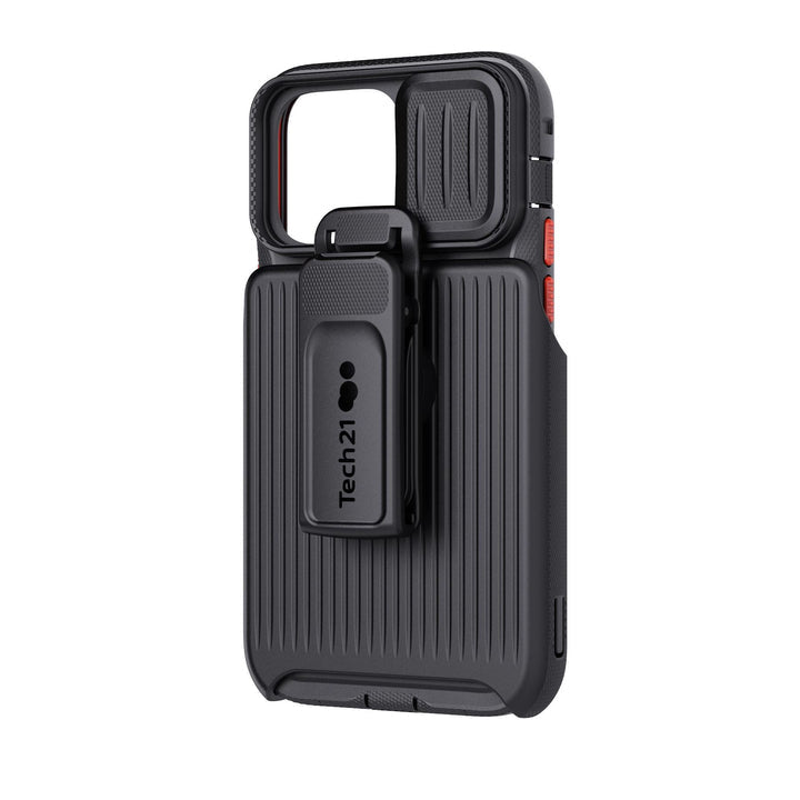 Tech21 Evo Max mobile phone case 17 cm (6.7") Holster Black