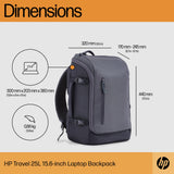 HP Travel 25 Liter 15.6 Iron Grey Laptop Backpack