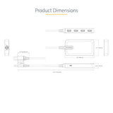 StarTech.com 4-Port USB Hub - USB 3.0 5Gbps, Bus Powered, USB-A to 4x USB-A Hub w/ Optional Auxiliary Power Input - Portable Desktop/Laptop USB Hub, 1ft/30cm Cable, USB Expansion Hub