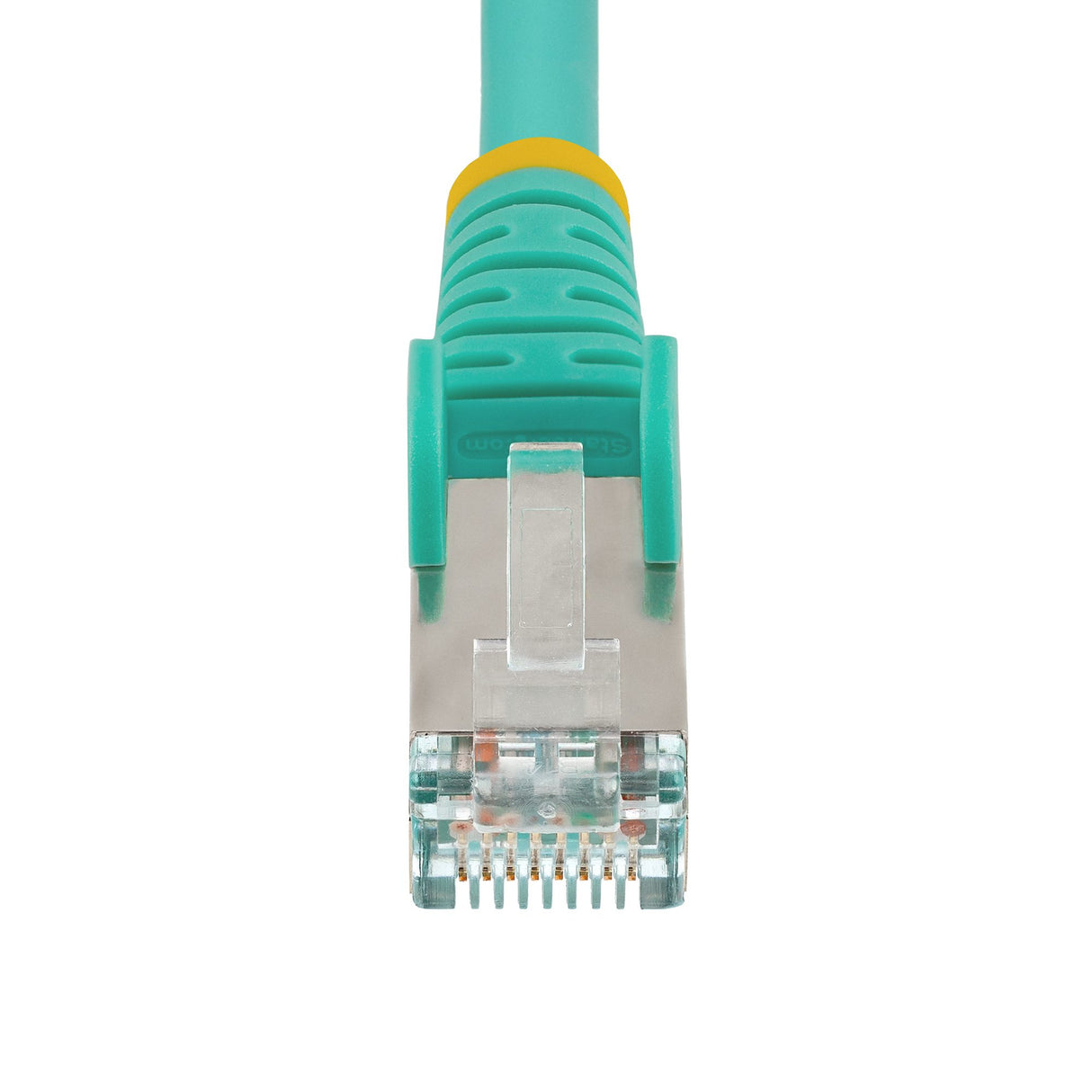 StarTech.com 5m CAT6a Ethernet Cable - Aqua - Low Smoke Zero Halogen (LSZH) - 10GbE 500MHz 100W PoE++ Snagless RJ-45 w/Strain Reliefs S/FTP Network Patch Cord