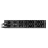 APC Netshelter Rack Automatic Transfer Switch, 2U, 32A, 230V, 2 IEC 309 IN, 16 C13, 2 C19 OUT, 50/60 Hz