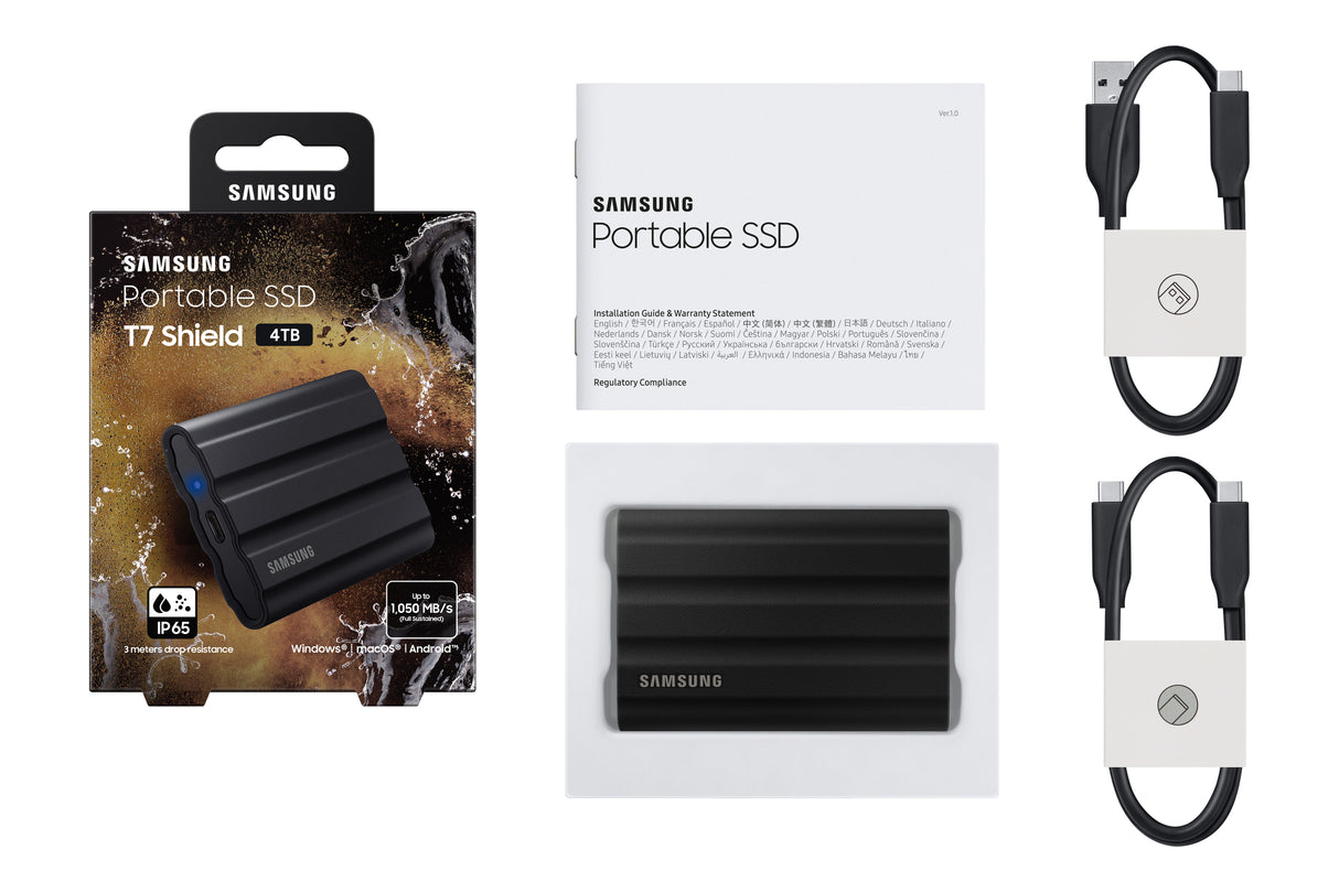 Samsung MU-PE4T0S 4 TB USB Type-C 3.2 Gen 2 (3.1 Gen 2) Black