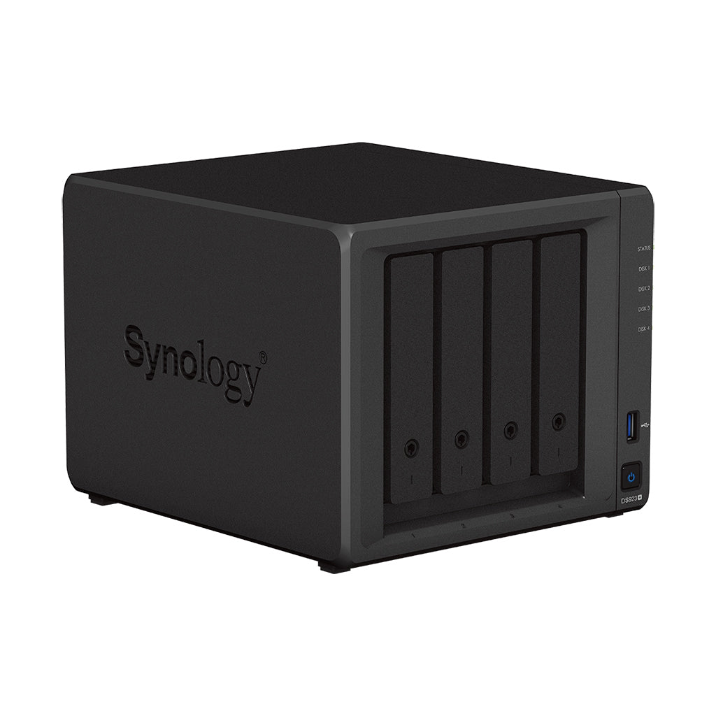 Synology DiskStation DS923+ NAS/storage server Tower AMD Ryzen R1600 4 GB DDR4L DiskStation Manager Black