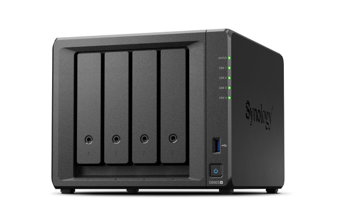 Synology DiskStation DS923+ NAS/storage server Tower AMD Ryzen R1600 4 GB DDR4L DiskStation Manager Black