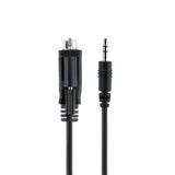 StarTech.com 3ft (1m) DB9 to 3.5mm Serial Cable for Serial Device Configuration, RS232 DB9 Male to 3.5mm Cable Used for Calibrating Projectors, Digital Signage, TVs via Audio Jack