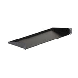 StarTech.com 1U Server Rack Shelf - Universal Rack Mount Cantilever Shelf for 19" Network Equipment Rack & Cabinet - Heavy Duty Steel – Weight Capacity 33lb/15kg - 7" Deep Tray, Black