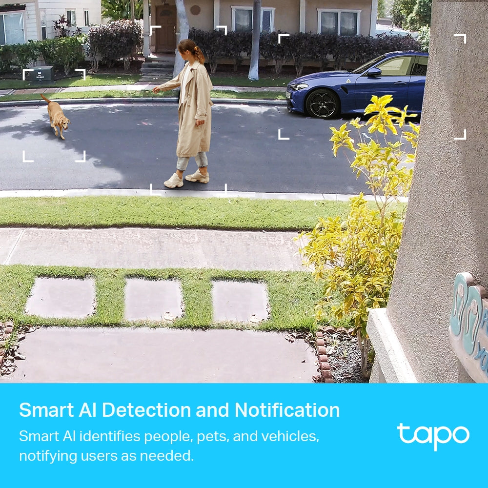 TP-Link Tapo Smart Wire-Free Security Camera System, 1-Camera System