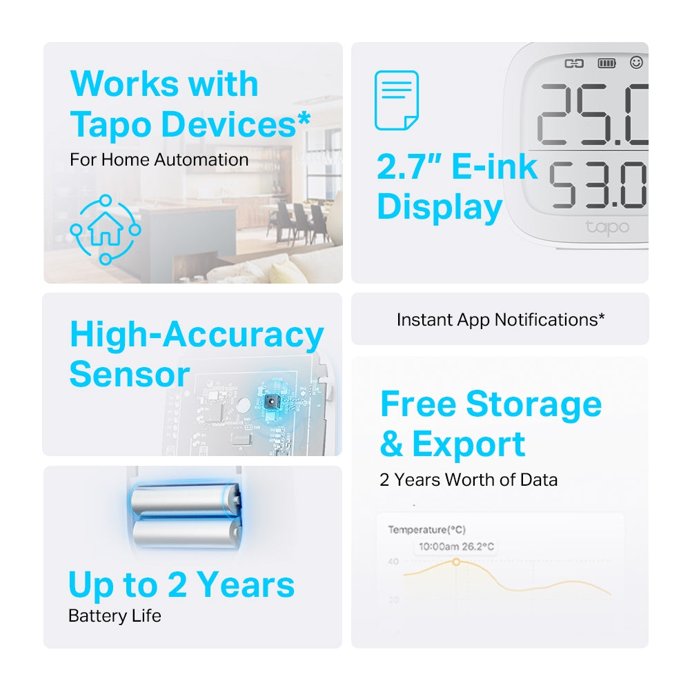 TP-Link Tapo Smart Temperature & Humidity Monitor