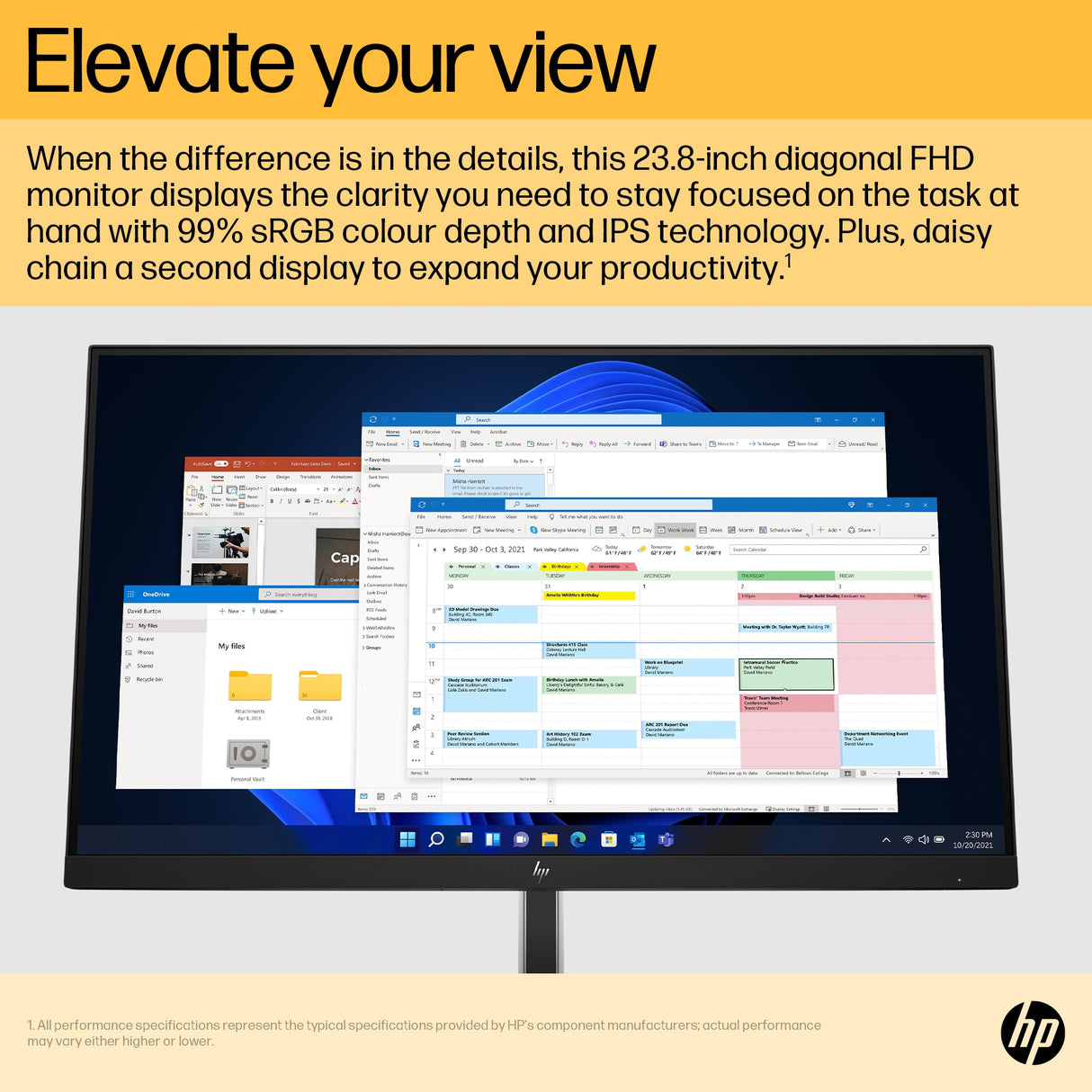 HP E24u G5 FHD USB-C Monitor